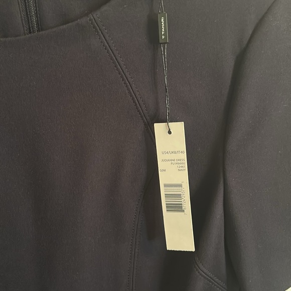 NWT T Tahari judianne navy dress - Picture 6 of 6